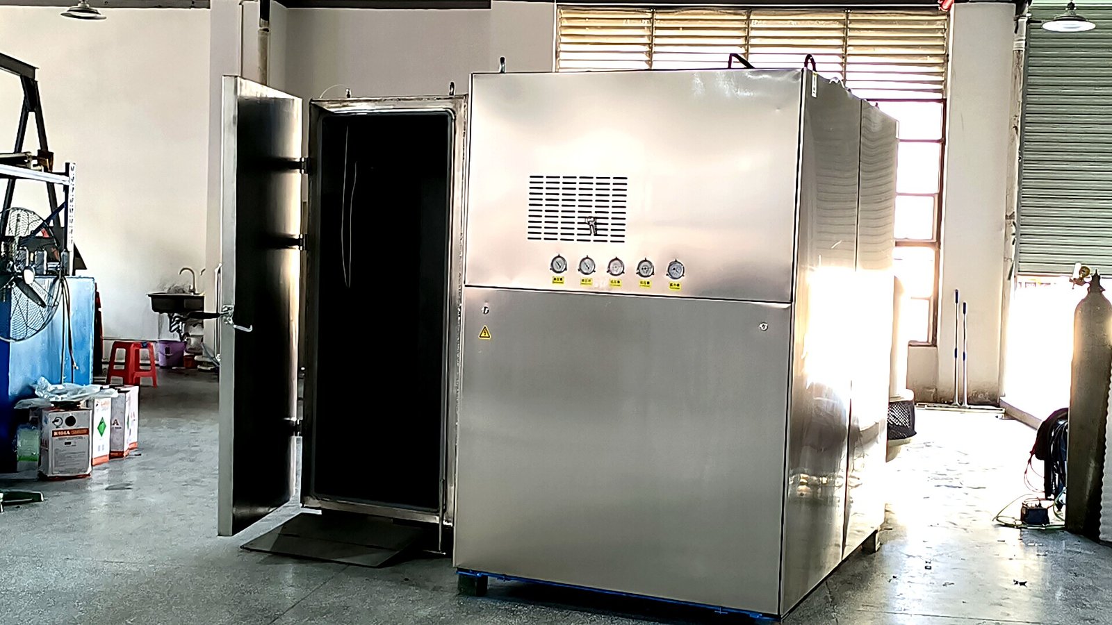 Braised deli products vacuum rapid cooler site