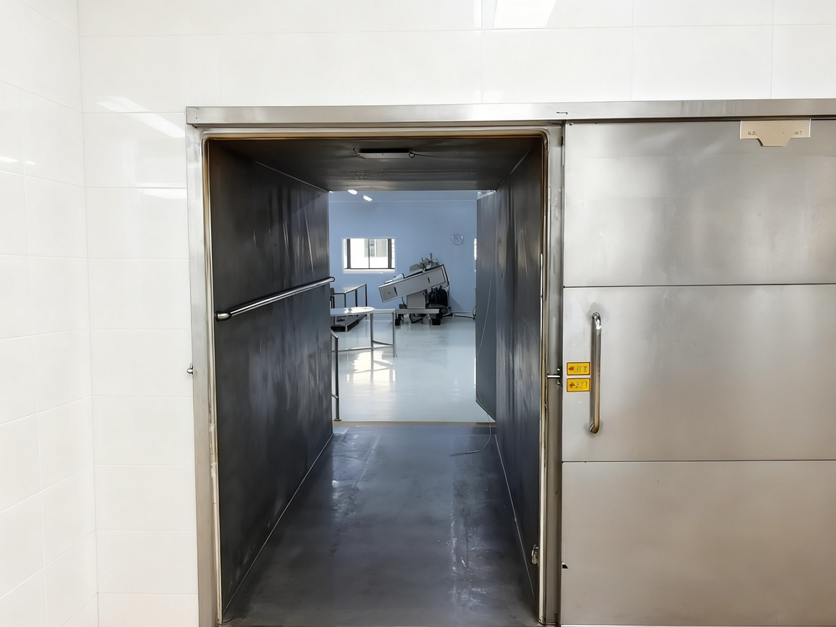Stainless steel vacuum cooling chamber